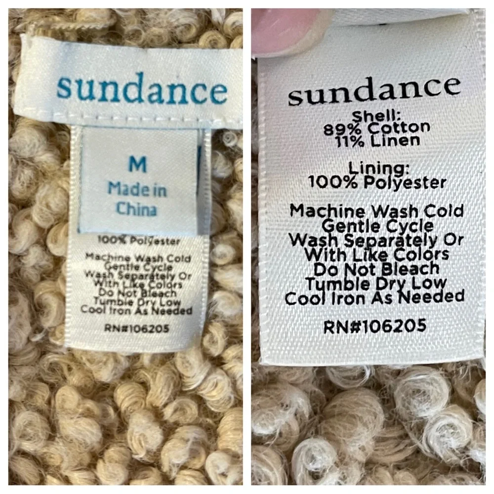 SUNDANCE Sherpa Reversible Augusta Floral Coat